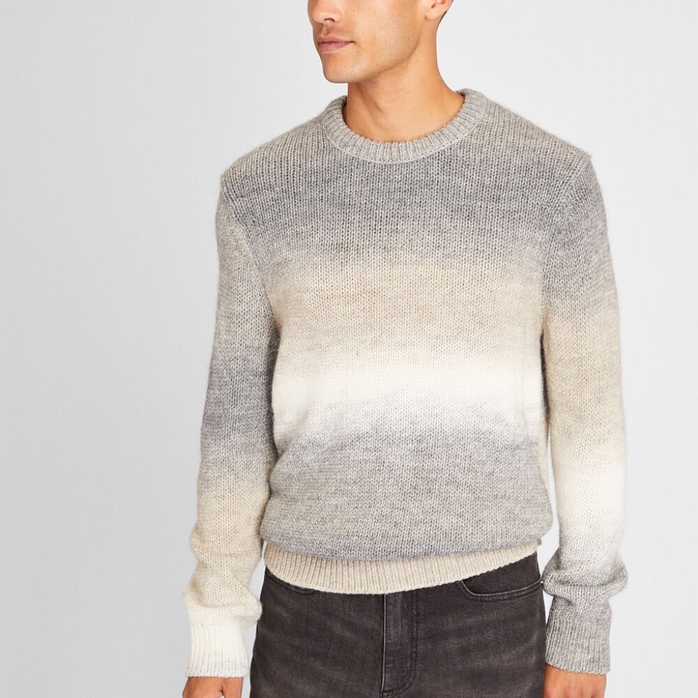 Ombré Crewneck - New With Tags - NEVER WORN - :Grey Mix